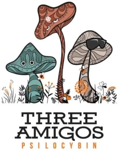 Three Amigos Psilocybin Logo