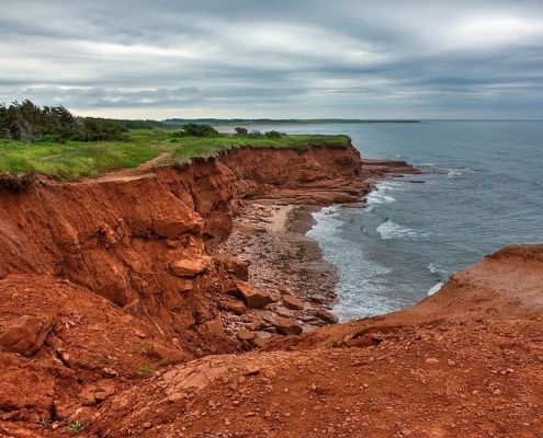 sandstone cliffs