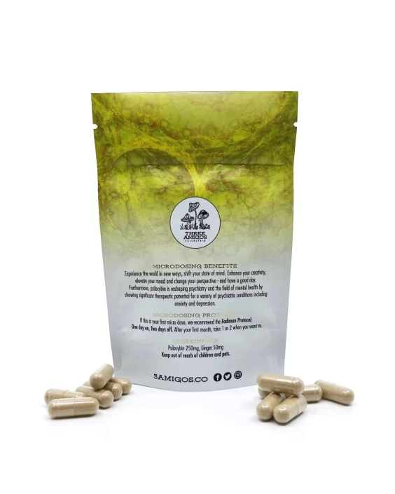 3A Microdose Pure Psilocybin FRONT